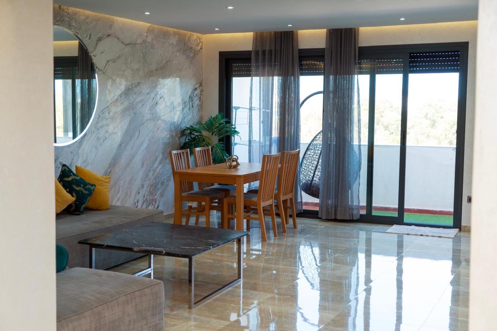 Luxury 3 Bedroom Panoramic Views In Hotspot With Fibre Optic Wifi And Netflix Tangier Bagian luar foto